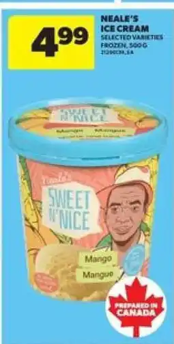 Real Canadian Superstore Neale's Ice Cream offer