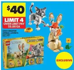 Real Canadian Superstore LEGO Creator Animal Lover's Gift Set offer
