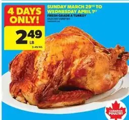 Real Canadian Superstore Fresh Grade A Turkey offer
