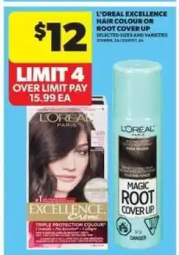 Real Canadian Superstore L'Oreal Excellence Hair Colour or Root Cover Up offer