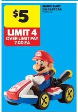 Real Canadian Superstore Mario Kart Die Cast Car offer