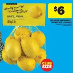 Real Canadian Superstore NO NAME NATURALLY IMPERFECT LEMONS offer