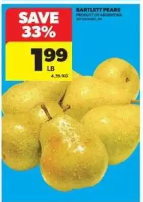 Real Canadian Superstore BARTLETT PEARS offer