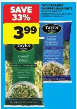 Real Canadian Superstore Taylor Farms Chopped Salad Kits offer
