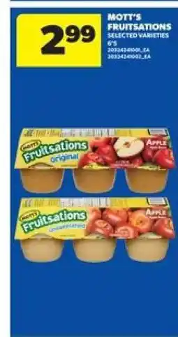 Real Canadian Superstore Mott's Fruitsations offer