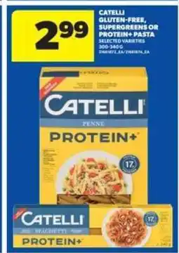 Real Canadian Superstore Catelli Gluten-Free, Supergreens or Protein+ Pasta offer