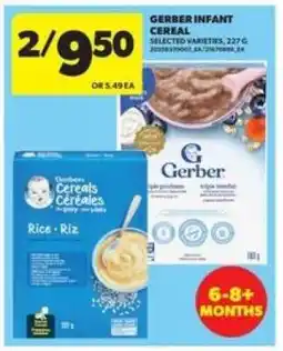 Real Canadian Superstore GERBER INFANT CEREAL offer