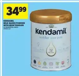 Real Canadian Superstore Kendamil Milk-Based Powder with Iron Toddler offer