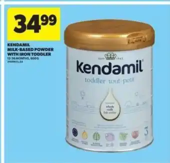 Real Canadian Superstore Kendamil Milk-Based Powder with Iron Toddler offer