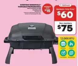 Real Canadian Superstore Everyday Essentials Portable Propane Grill offer