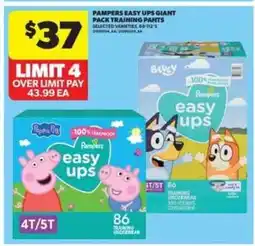 Real Canadian Superstore Pampers Easy Ups Giant Pack Training Pants offer