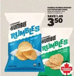 Real Canadian Superstore Humble Rumble Ridged Cut Potatoes Chips offer
