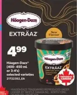 Real Canadian Superstore Häagen-Dazs EXTRÄAZ offer