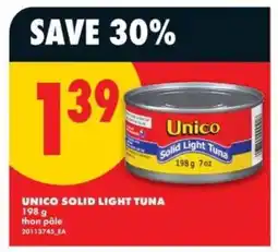 No Frills UNICO SOLID LIGHT TUNA offer