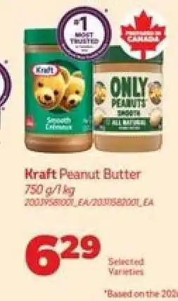 Real Canadian Superstore Kraft Peanut Butter offer