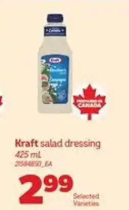Real Canadian Superstore Kraft Salad Dressing offer