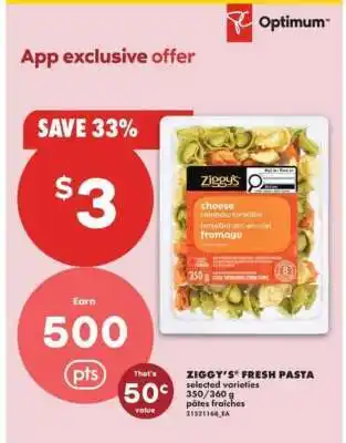 No Frills ZIGGY'S FRESH PASTA offer