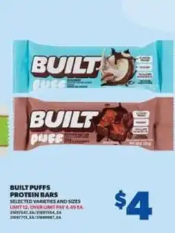 Real Canadian Superstore Built Puffs Protein Bars offer
