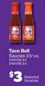Real Canadian Superstore Taco Bell Sauces offer