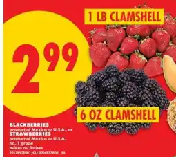 No Frills Blackberries or Strawberries offer