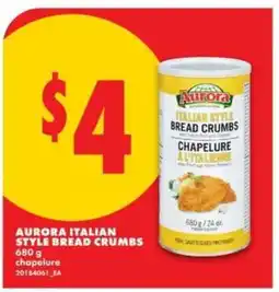 No Frills AURORA ITALIAN STYLE BREAD CRUMBS offer