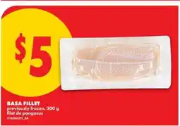 No Frills BASA FILLET offer