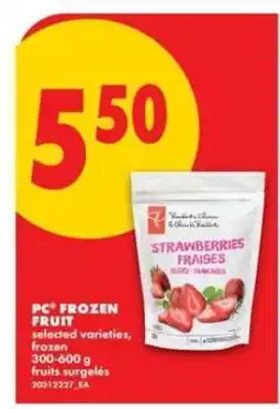 No Frills PC FROZEN FRUIT offer