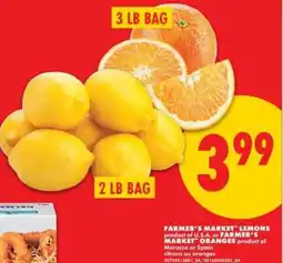 No Frills FARMER'S MARKET LEMONS or ORANGES offer