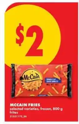 No Frills McCain fries offer