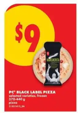 No Frills PC Black Label Pizza offer