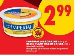 No Frills IMPERIAL MARGARINE 427 g or BECEL PLANT BASED BRICKS 454 g offer