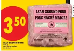No Frills LEAN GROUND PORK offer