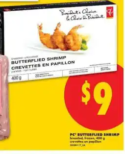 No Frills PC Butterflied Shrimp offer