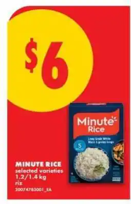 No Frills MINUTE RICE offer