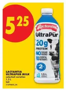 No Frills LACTANTIA ULTRAPUR MILK offer
