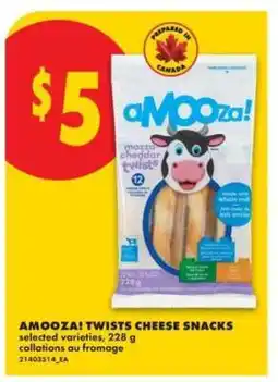 No Frills AMOOZA TWISTS CHEESE SNACKS offer
