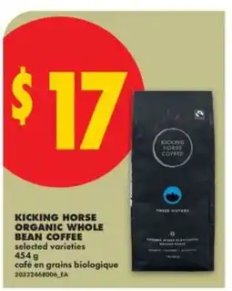 No Frills Kicking Horse Organic Whole Bean Coffee offer