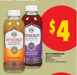 No Frills GT'S KOMBUCHA offer