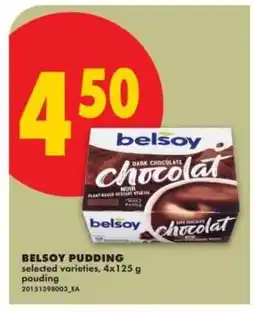 No Frills Belsoy Pudding offer