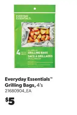 Real Canadian Superstore EVERYDAY ESSENTIALS GRILLING BAGS, 4'S offer