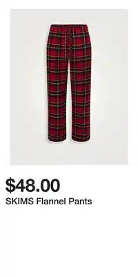Holt Renfrew SKIMS Flannel Pants offer