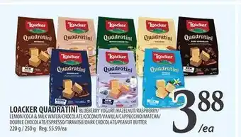 Al Premium Food Mart LOACKER QUADRATINI offer