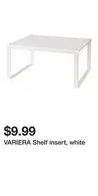 IKEA VARIERA Shelf insert, white offer