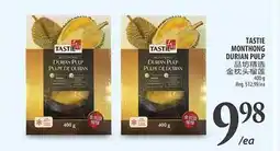 Al Premium Food Mart TASTIE MONTHONG DURIAN PULP offer