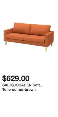 IKEA SALTSJÖBADEN Sofa, Tonerud red-brown offer