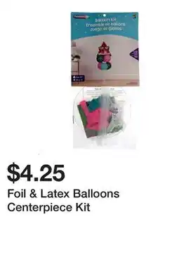 Dollarama Foil & Latex Balloons Centerpiece Kit offer