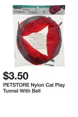 Dollarama PETSTORE Nylon Cat Play Tunnel With Bell offer