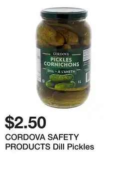 Dollarama CORDOVA SAFETY PRODUCTS Dill Pickles offer