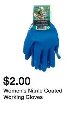 Dollarama Women's Nitrile Coated Working Gloves offer
