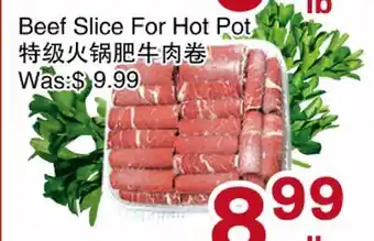 First Choice Supermarket Beef Slice For Hot Pot offer